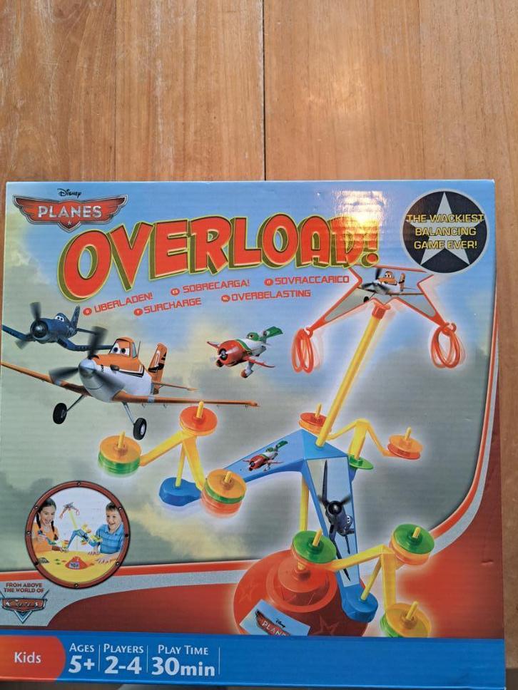 Overload; Disney Planes spel, zgan, Kinderen en Baby's, Speelgoed | Overig, Zo goed als nieuw, Jongen of Meisje, Ophalen of Verzenden