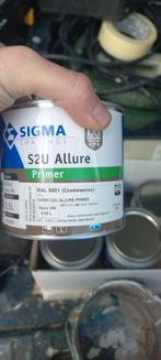 Sigma Allure Primer - RAL 9001 - 0.5L, Doe-het-zelf en Verbouw, Verf, Beits en Lak, Ophalen, Wit, Nieuw, Verf