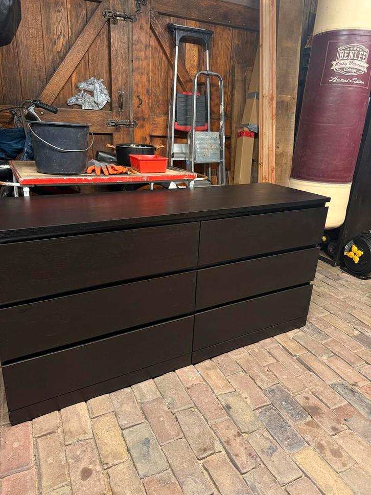 Ikea Malm kast, Huis en Inrichting, Kasten | Dressoirs, Gebruikt, 100 tot 150 cm, 50 tot 75 cm, Met lade(s), Overige materialen