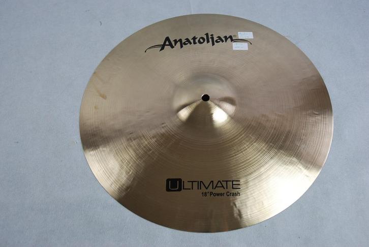 NIEUW!  Anatolian Ultimate Power crash 1666 gr.  18 inch, Muziek en Instrumenten, Instrumenten | Onderdelen, Nieuw, Drums of Percussie