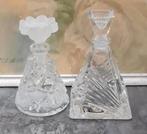 Glazen flesjes/parfumflesjes/karafje/loodkristal, Antiek en Kunst, Antiek | Glas en Kristal, Ophalen of Verzenden