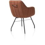 6 Nieuwe Armleuning stoelen, Koper kleur, Model Liv Xooon, Huis en Inrichting, Stoelen, Ophalen, Nieuw, Metaal, Vijf, Zes of meer stoelen