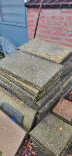 Gratis tegels 40 x 60 - 25 stuks, Tuin en Terras, Ophalen, Gebruikt, Beton, Terrastegels