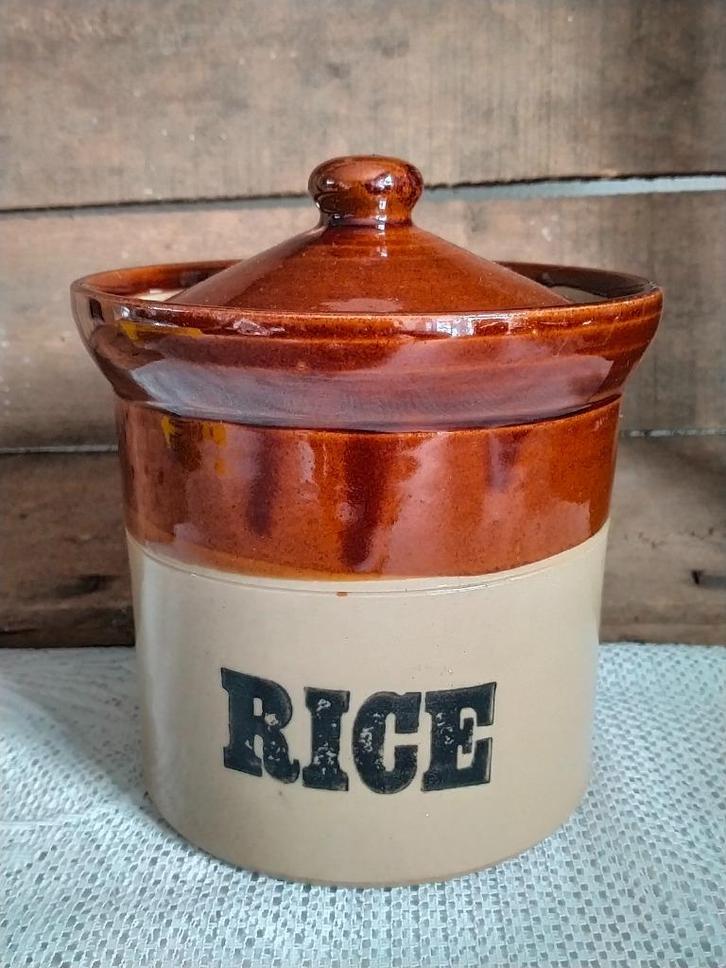 Engelse grespot Rice, Pearsons of Chesterfield, Antiek en Kunst, Curiosa en Brocante, Ophalen of Verzenden
