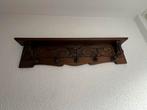 Antieke Houten Kapstok met Sierlijke Details, Huis en Inrichting, Woonaccessoires | Kapstokken, Ophalen, Gebruikt, Hout, Wandkapstok