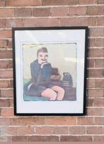 Litho van Gerhard Marty in Lijst Gesigneerd 50x40 cm., Antiek en Kunst, Kunst | Litho's en Zeefdrukken, Ophalen of Verzenden