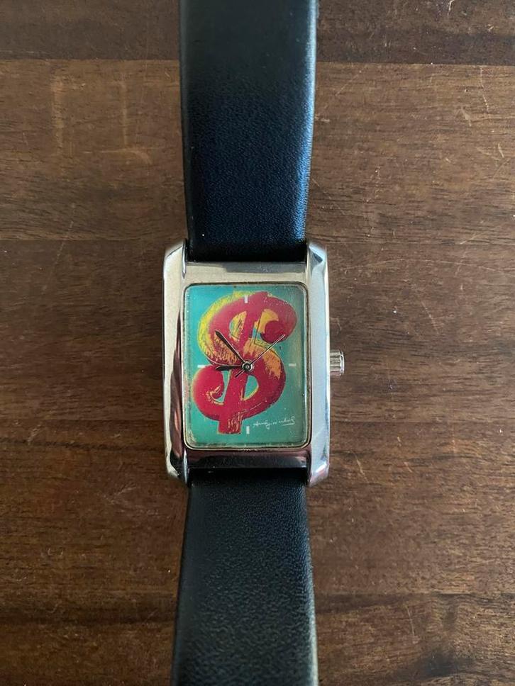 Andy Warhol Horloge - Limited Edition ‘les parfums’, Sieraden, Tassen en Uiterlijk, Horloges | Heren, Gebruikt, Polshorloge, Overige merken