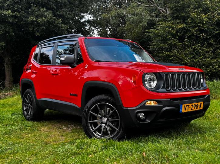 Jeep Renegade 2.0 170PK Trailhawk 4x4 automaat grijs kent., Auto's, Bestelauto's, Particulier, 4x4, ABS, Airbags, Airconditioning