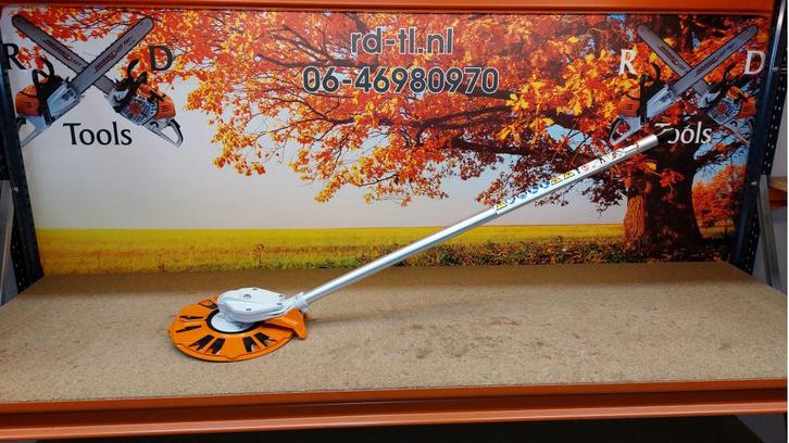 Stihl RG - KM onkruid knipper opzetdeel ., Tuin en Terras, Bosmaaiers, Zo goed als nieuw, 10 tot 30 cm, Ophalen of Verzenden