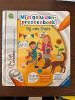 Tiptoi Mijn Geluiden-Prentenboek - Bij Ons Thuis, Ophalen of Verzenden, Zo goed als nieuw, Taal en Lezen, Met geluid