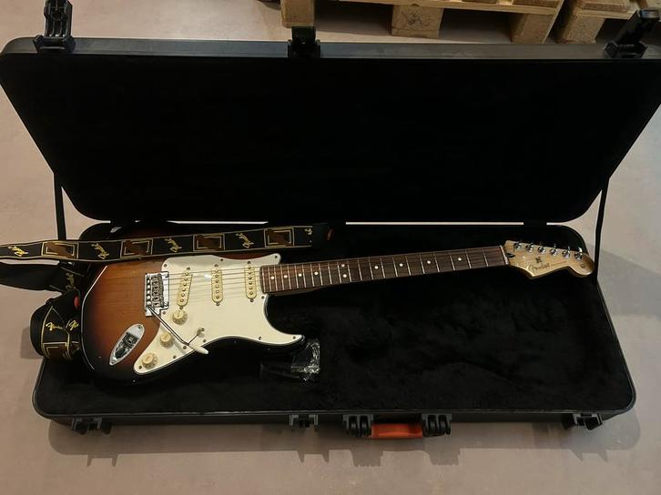 Fender stratocaster player series (mexico) incl koffer, Muziek en Instrumenten, Snaarinstrumenten | Gitaren | Elektrisch, Zo goed als nieuw