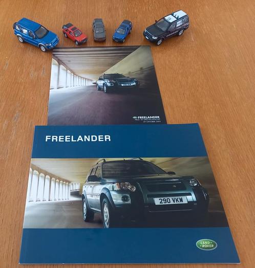 LandRover Freelander schaalmodellen en brochures, Boeken, Auto's | Folders en Tijdschriften, Zo goed als nieuw, Overige merken