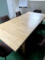 Uitschuifbare houten eettafel van Ikea, Huis en Inrichting, Tafels | Eettafels, Ophalen, Gebruikt, 200 cm of meer, 50 tot 100 cm