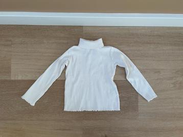 Z.g.a.n. Longsleeve met col en fijne rib, maat 110, Zara beschikbaar voor biedingen