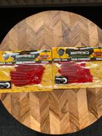 SALE 2x Spro Carolina Texas Curly tail 7,5cm strawberry, Watersport en Boten, Hengelsport | Roofvissen, D, Overige typen, Nieuw