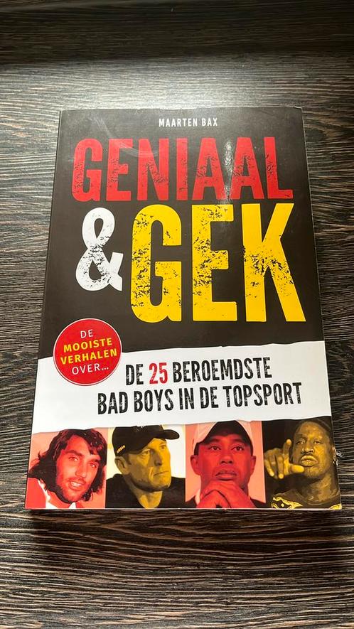 Maarten Bax - Geniaal & gek, Boeken, Sportboeken, Zo goed als nieuw, Balsport, Ophalen of Verzenden