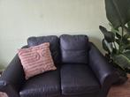 IKEA Zwarte Tweezitsbank, Huis en Inrichting, Banken | Sofa's en Chaises Longues, Ophalen, Gebruikt, Tweepersoons, Minder dan 150 cm