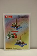 Uitvouwbare folder Wilesco.Stoommachines en toebehoren., Ophalen of Verzenden, Zo goed als nieuw, Groter dan 1:32