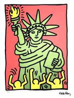 Prachtige Lithografie + certificaat • Keith Haring # /150, Ophalen of Verzenden