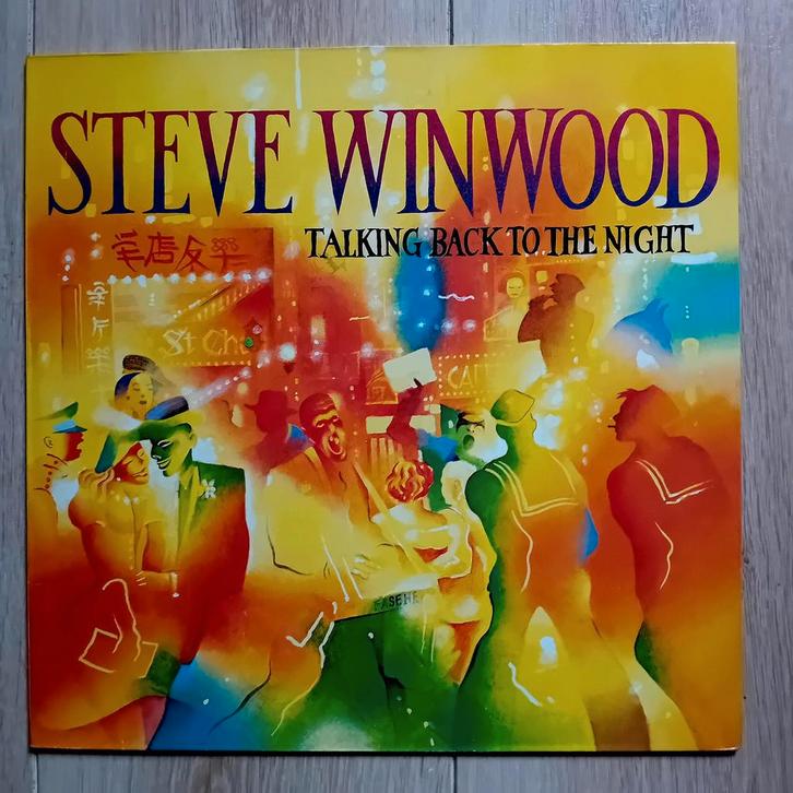 Steve Winwood - Talking back to the night lp vinyl rock, Cd's en Dvd's, Vinyl | Pop, Gebruikt, 1960 tot 1980, 12 inch, Ophalen of Verzenden