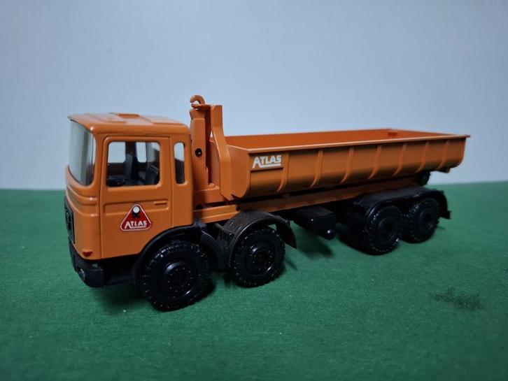 M.A.N 8x4 Atlas afzetsysteem  Conrad 1/50, Hobby en Vrije tijd, Modelauto's | 1:50, Zo goed als nieuw, Bus of Vrachtwagen, Conrad