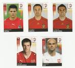 5 Panini voetbalplaatjes / stickers - Euro 2008, oa Iniesta, Verzamelen, Sportartikelen en Voetbal, Verzenden, Zo goed als nieuw