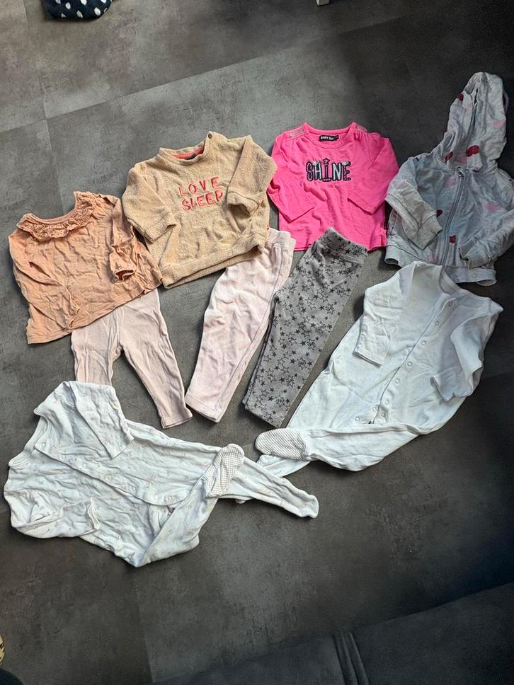 Meisjes kledingpakket maat 74, Kinderen en Baby's, Babykleding | Baby-kledingpakketten, Gebruikt, Maat 74, Ophalen of Verzenden