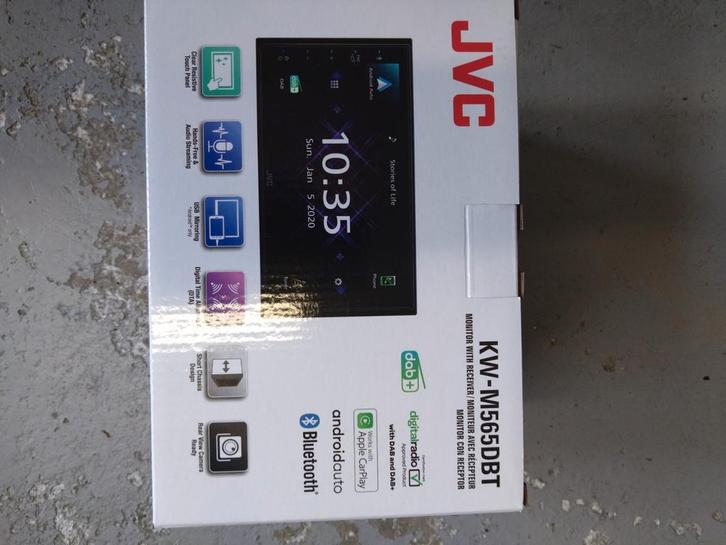 JVC KW-M565DBT Autoradio  Apple CarPlay/Android A, Auto diversen, Autoradio's, Nieuw, Ophalen of Verzenden