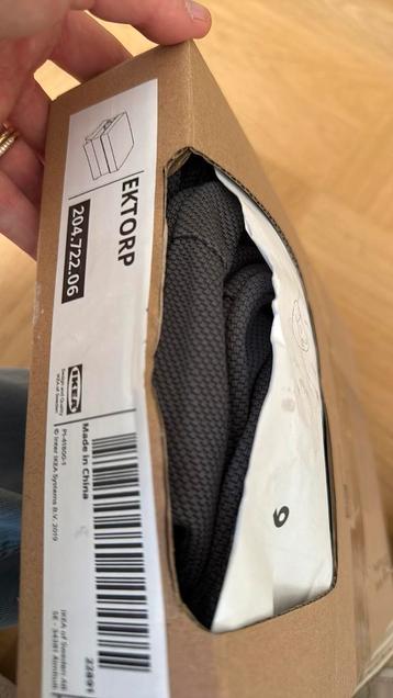 Hoes voor ektorp poef Hallard grijs - afbeelding 3