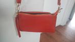 Leren crossbody tasje oranje, Sieraden, Tassen en Uiterlijk, Tassen | Damestassen, Ophalen of Verzenden, Zo goed als nieuw, Oranje