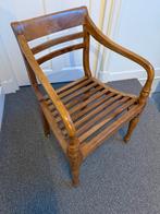 Oude Teak Houten Stoel - Goede Staat, Huis en Inrichting, Stoelen, Ophalen, Gebruikt, Bruin, Eén