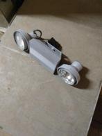 1  dubbelspot, Ophalen of Verzenden, Gebruikt, Metaal of Aluminium, Plafondspot of Wandspot