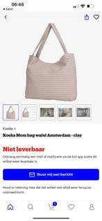 Koeka mom bag wafel kleur:clay, Ophalen, Zo goed als nieuw