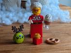 Lego Minifigures Kerst/ kerstvrouw met accessoires, Ophalen of Verzenden, Zo goed als nieuw, Lego