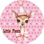 L348 luxe icing hert 20x4,7cm v roze koeken cupcake top, Ophalen of Verzenden, Nieuw, Cupcakes, Versiering