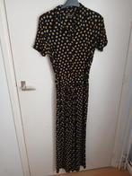 Maat M 38/40 King Louie jumpsuit zwart print Petal, Maat 38/40 (M), Zwart, Ophalen of Verzenden, Zo goed als nieuw