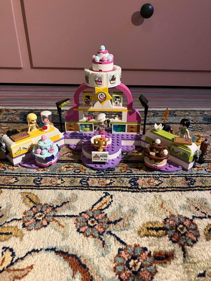 Lego friends - bakwedstrijd - Set 41393, Kinderen en Baby's, Speelgoed | Duplo en Lego, Zo goed als nieuw, Lego, Complete set