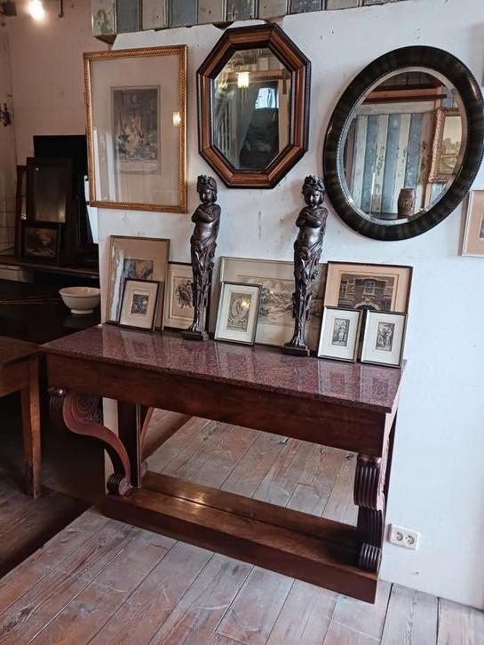 Lange Wandtafel of Console tafel, Antiek en Kunst, Antiek | Meubels | Tafels, Ophalen
