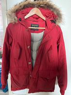 Woolrich parka jas, rood, maat 10 140/146, Jongen, Gebruikt, Ophalen of Verzenden, Jas