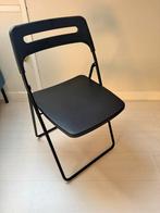 6x IKEA Klapstoel - Zwart retro, Huis en Inrichting, Stoelen, Ophalen, Zwart, Zo goed als nieuw, Metaal
