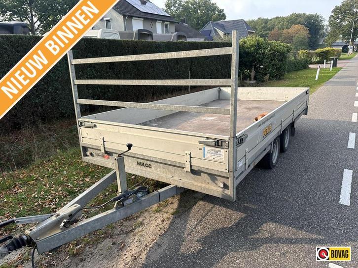 Hulco Medax-2 multitransporter plateauwagen 403x203cm 3.0T, Auto diversen, Aanhangers en Bagagewagens, Gebruikt