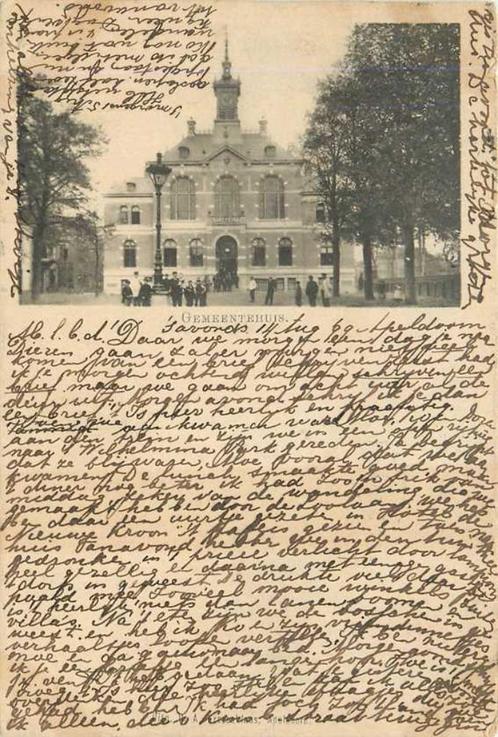(300-498-005) Apeldoorn Gemeentehuis, Verzamelen, Ansichtkaarten | Nederland, Gelderland, Verzenden