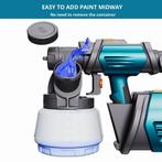 Verfspuit - 3 Nozzles - 3 Spuitpatronen - 800W, Doe-het-zelf en Verbouw, Gereedschap | Handgereedschap, Niet ingevuld, Verzenden