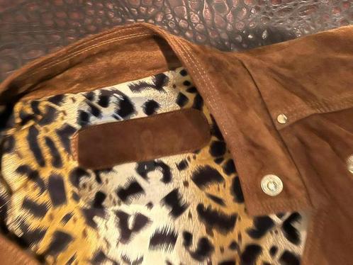 Suede bikerjas Picture Perfect, Kleding | Dames, Jasjes, Kostuums en Pakken, Zo goed als nieuw, Ophalen of Verzenden