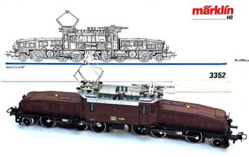 Märklin 3352 SBB Krokodil Ce6/8III metaal toptoestand in OVP beschikbaar voor biedingen