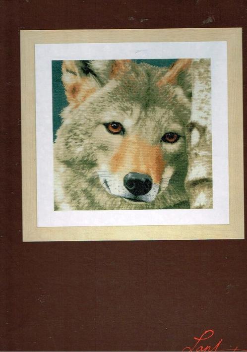 Cado aanbieding lanarte borduurpakket, wolf 758, Hobby en Vrije tijd, Borduren en Borduurmachines, Nieuw, Borduurpakket, Handborduren