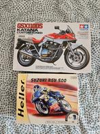 Tamiya 1/12 gsx1100S Heller suzuki RFU 500, Ophalen of Verzenden, Nieuw, Bburago