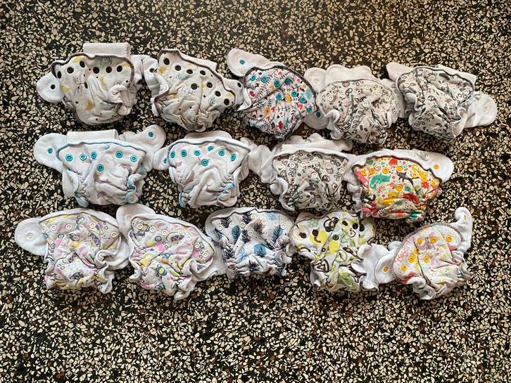 Petit Lulu Newborn wasbare luiers, Kinderen en Baby's, Babykleding | Overige, Gebruikt, Jongetje of Meisje, Ophalen