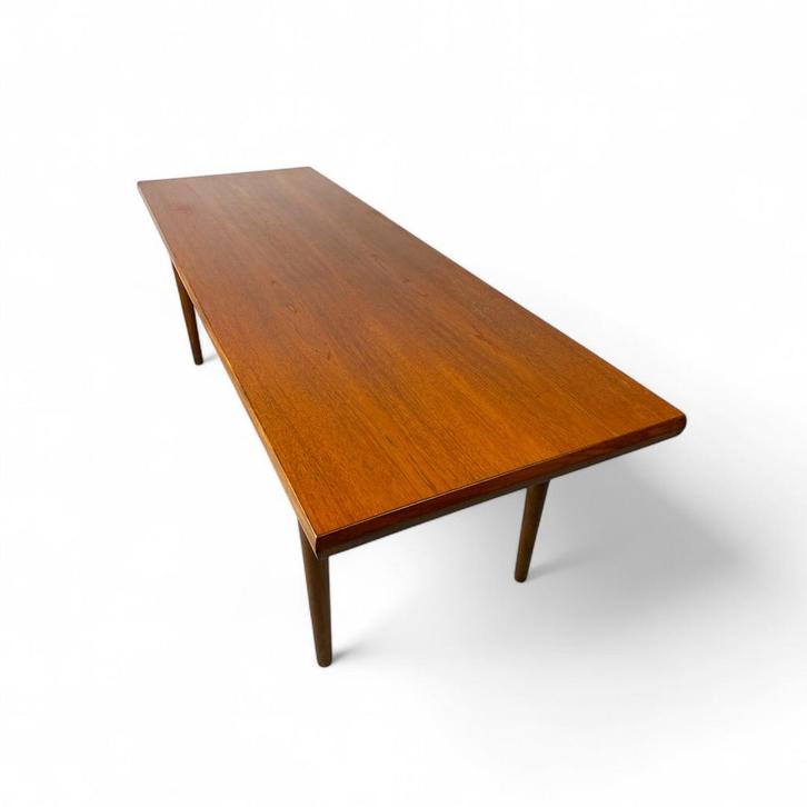 Deense vintage salontafel, Huis en Inrichting, Tafels | Salontafels, Gebruikt, Minder dan 50 cm, 50 tot 100 cm, 100 tot 150 cm