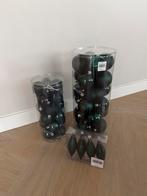 Donkergroene kunststof kerstballen (nieuw), Diversen, Kerst, Ophalen of Verzenden, Nieuw